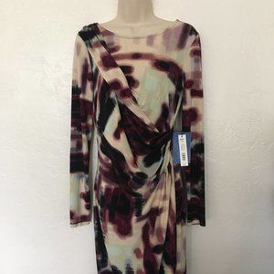 Simply Vera Vera Wang Long Sleeve Dress S NEW